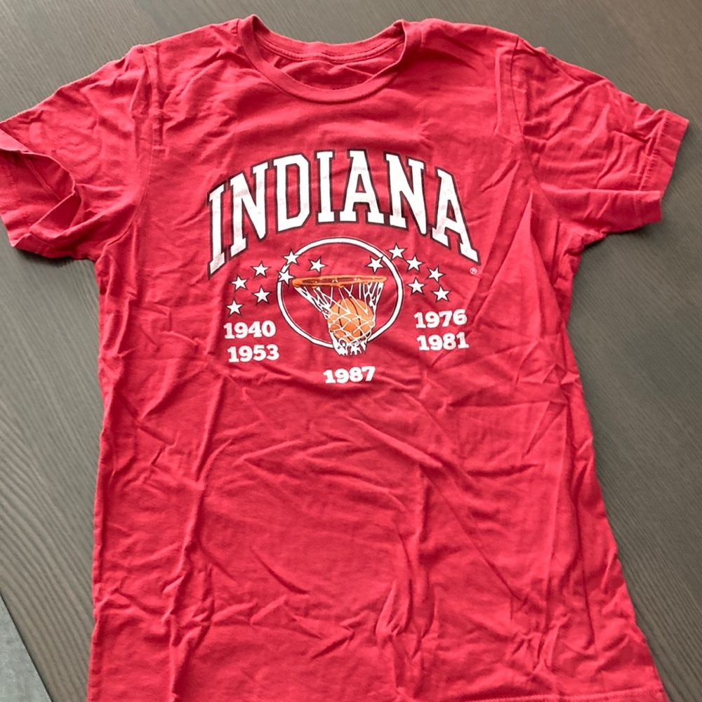 Indiana basketball champ years soft t-shirt (M)